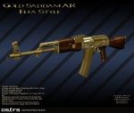 Gold Saddam AK Elfa Style
