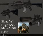 Skladfins Big Ass M4 With M203