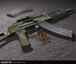 Battlefield2 AKS74U  For SiG552