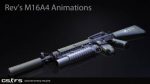 Revs M16A4 Animations