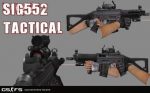 SIG552 Tactical W Working LAM