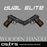Dual Elite  Wooden Handle