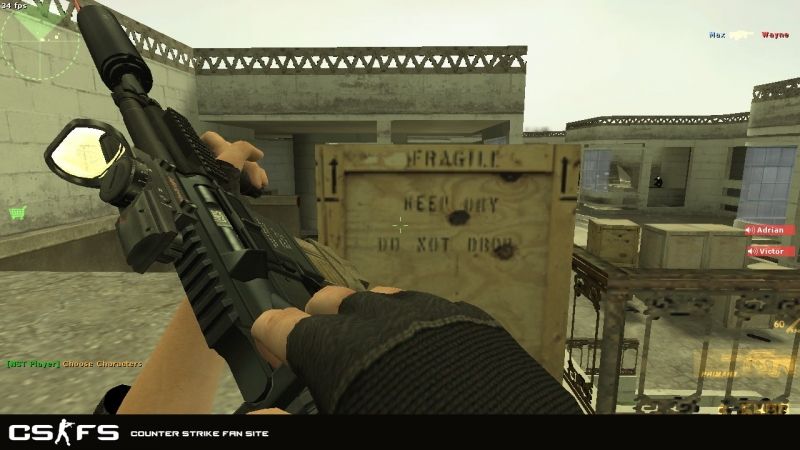 HK 416 CQB with Lynx9810s anims - Модель оружия для CS 1.6 HK 416 CQB with Lynx9810s anims - Модель оружия для CS 1.6