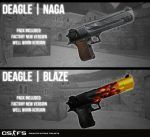 Naga  Blaze on Firegolds DEAGLE CSGO anims